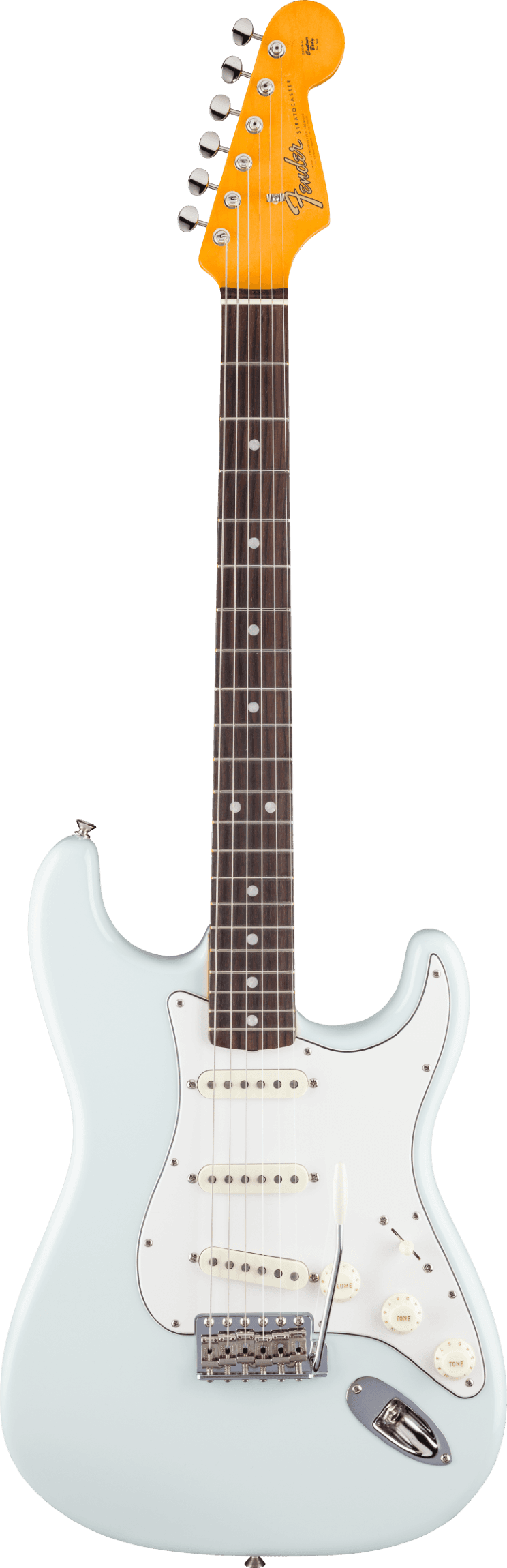 Fender American Vintage II 1965 Stratocaster, Round-Lam Rosewood Fingerboard, Sonic Blue