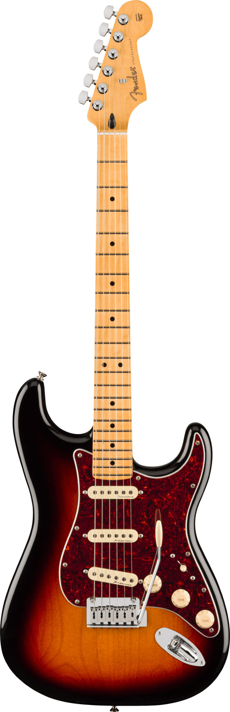 Fender Player II Modified Stratocaster, Maple Fingerboard, 3 Tone Sunburst