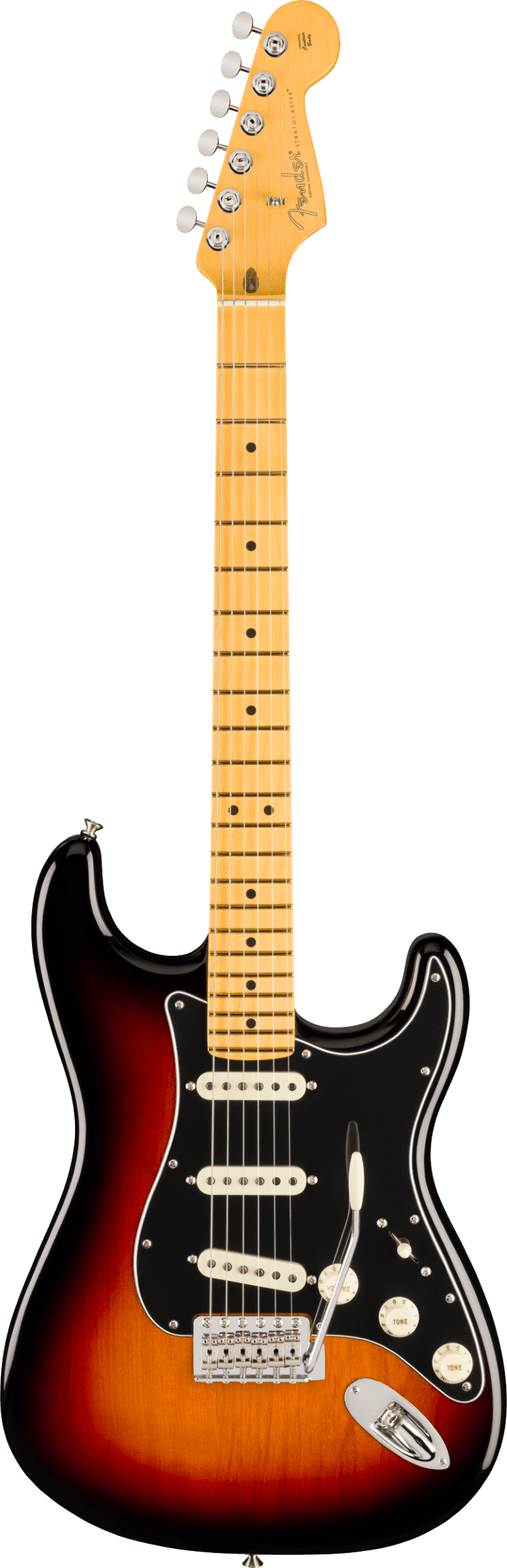 Fender American Professional Classic Stratocaster, Maple Fingerboard, 3-Color Sunburst