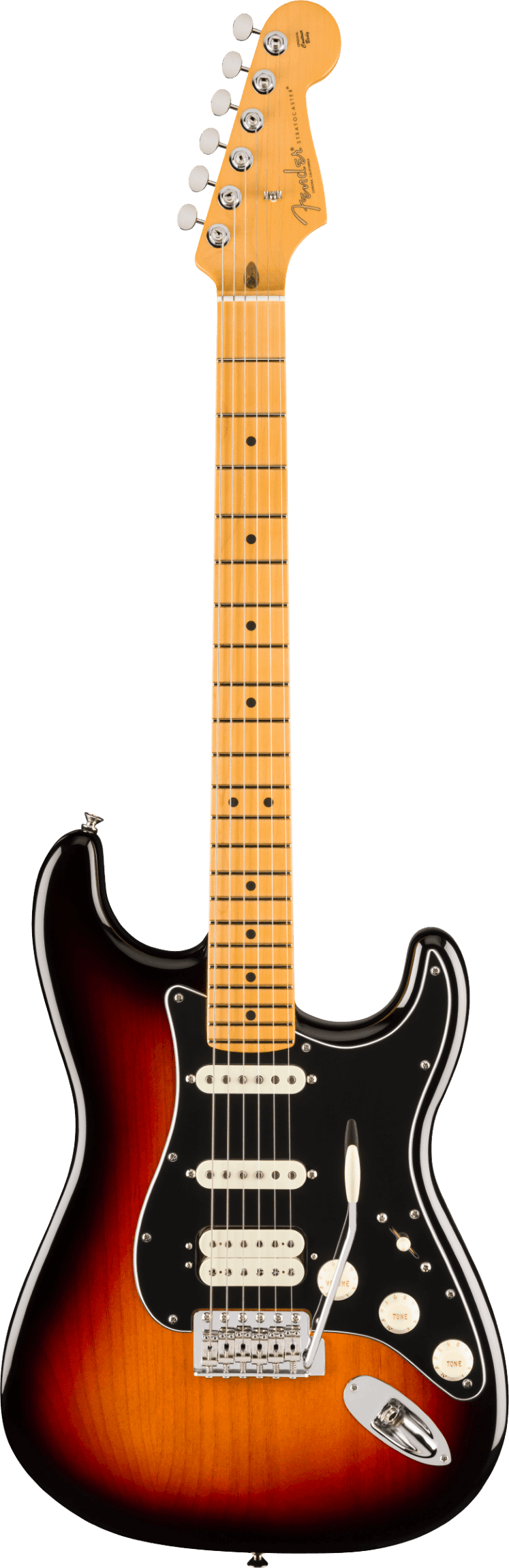 Fender American Professional Classic Stratocaster HSS, Maple Fingerboard, 3-Color Sunburst