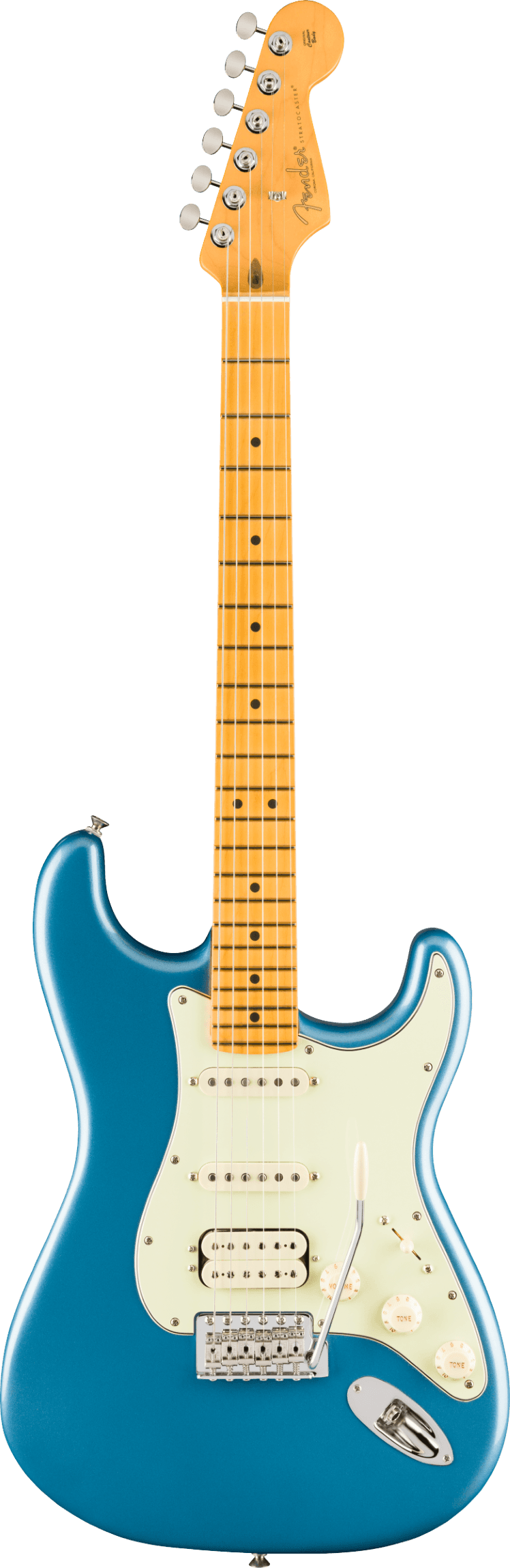Fender American Professional Classic Stratocaster HSS, Maple Fingerboard, Faded Lake Placid Blue