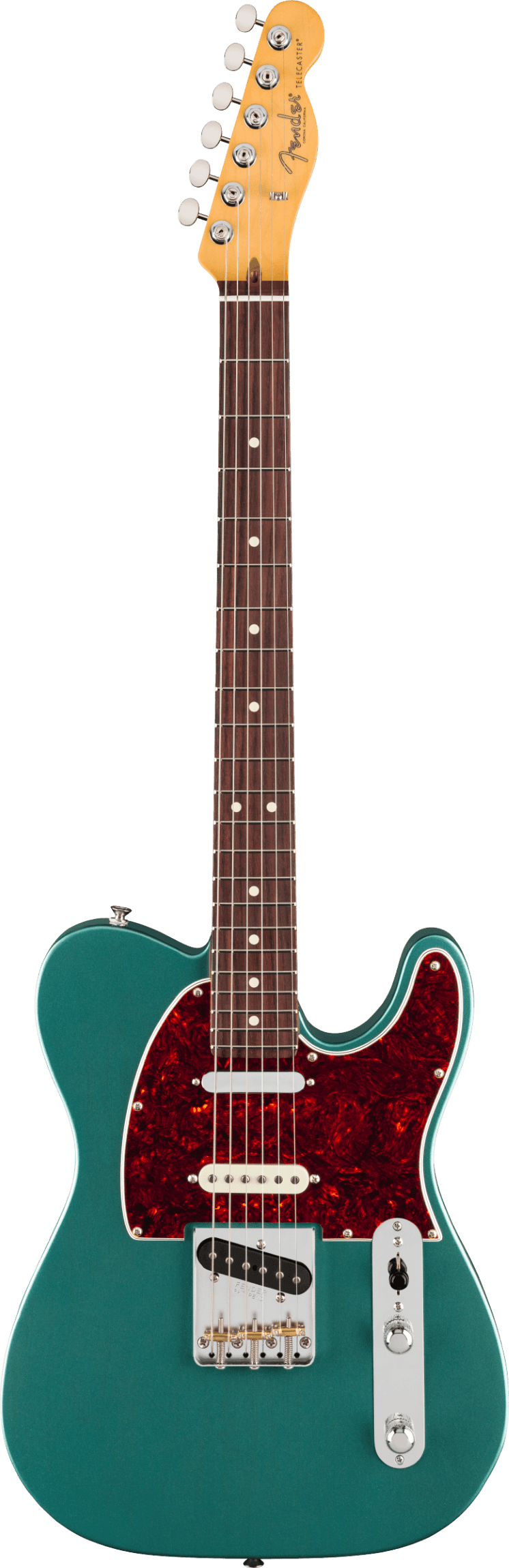 Fender American Professional Classic Telecaster SSS, Rosewood Fingerboard, Faded Sherwood Green Metallic