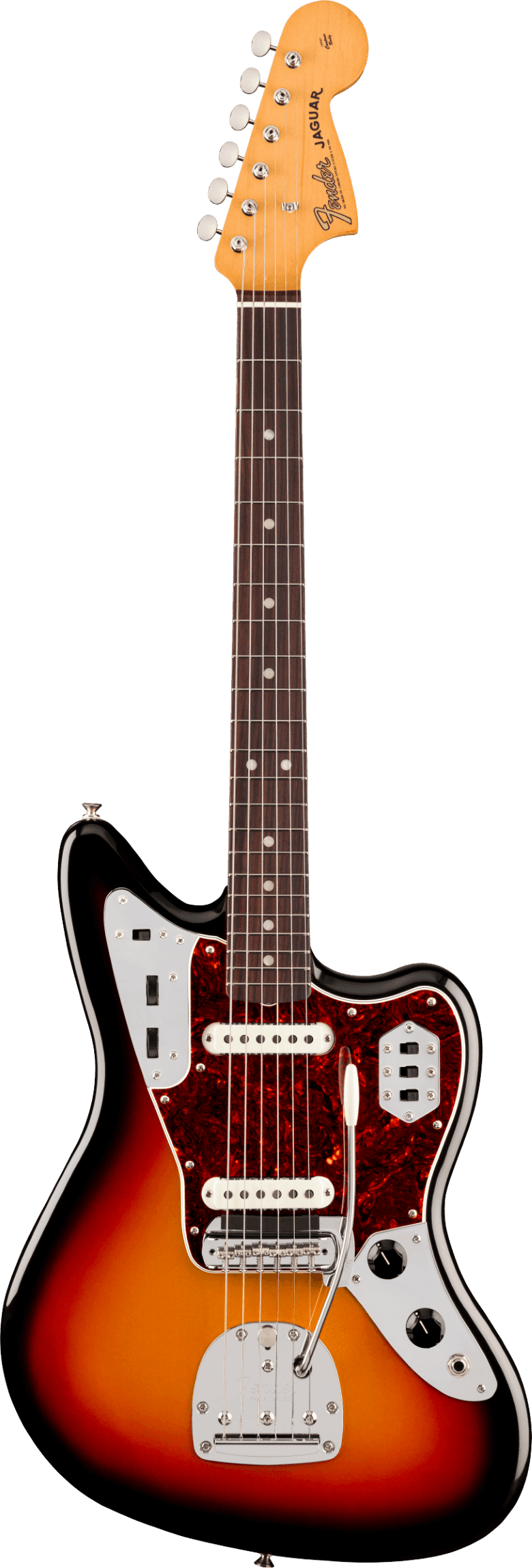 Fender Vintera III Mid ’60s Jaguar, Rosewood Fingerboard, 3-Color Sunburst