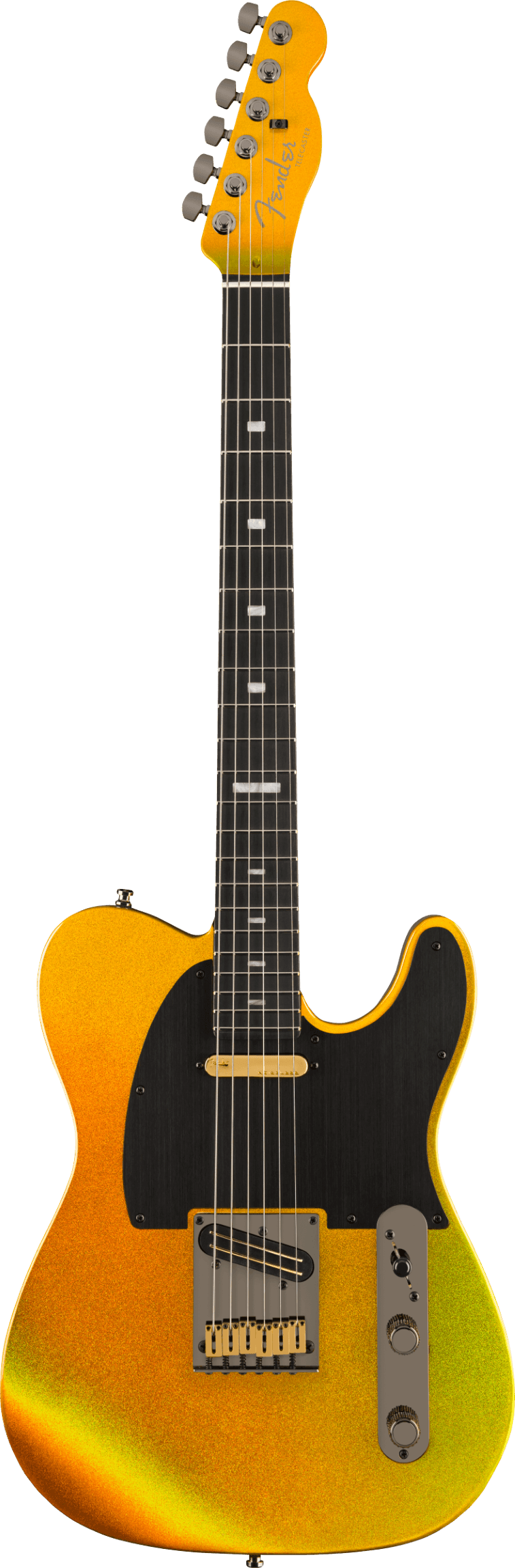 Fender 75th Anniversary American Ultra II Telecaster, Ebony Fingerboard, Liquid Gold