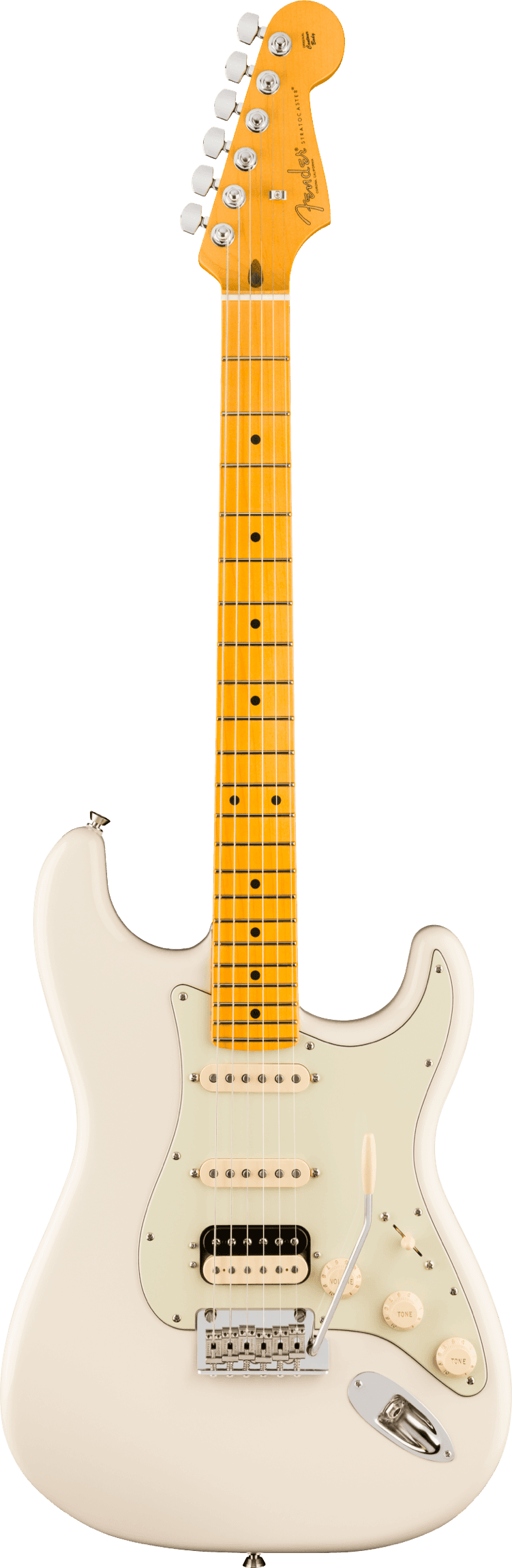 Fender American Professional Stratocaster HSS, Maple Fingerboard, Olympic White