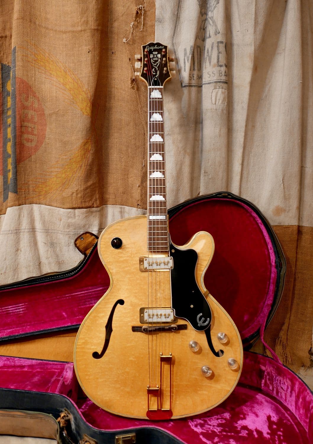 1956 Epiphone Zephyr Deluxe Electric Cutaway Natural