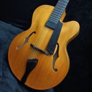 Dale Unger American Legend Carved 7 String Natural Blonde Archtop w/ OHSC