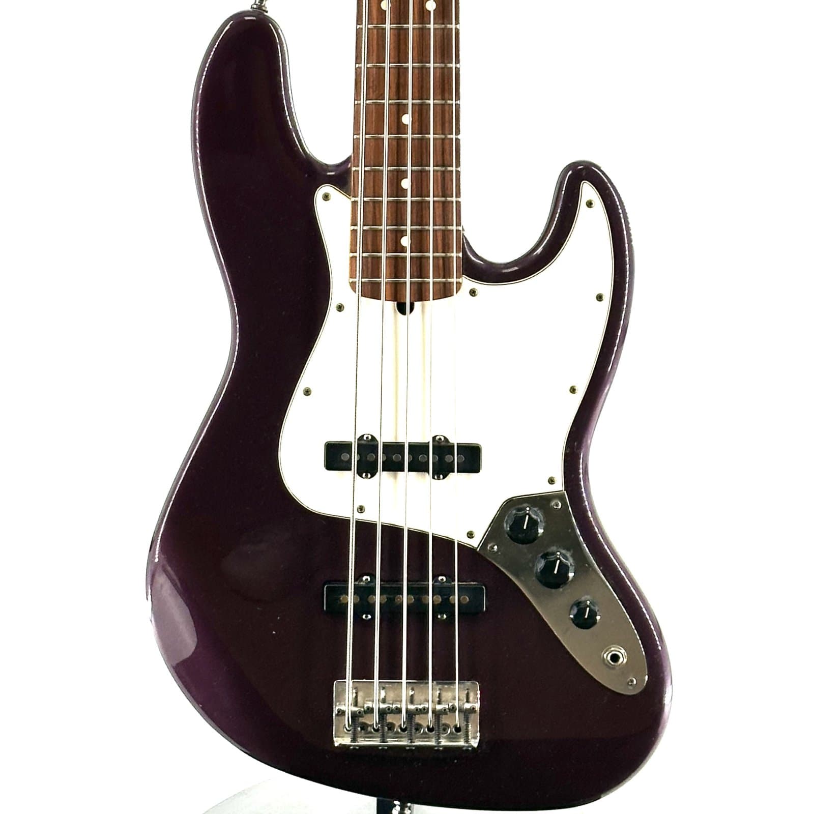 Used Fender American Standard Jazz Bass V 1998 Purple