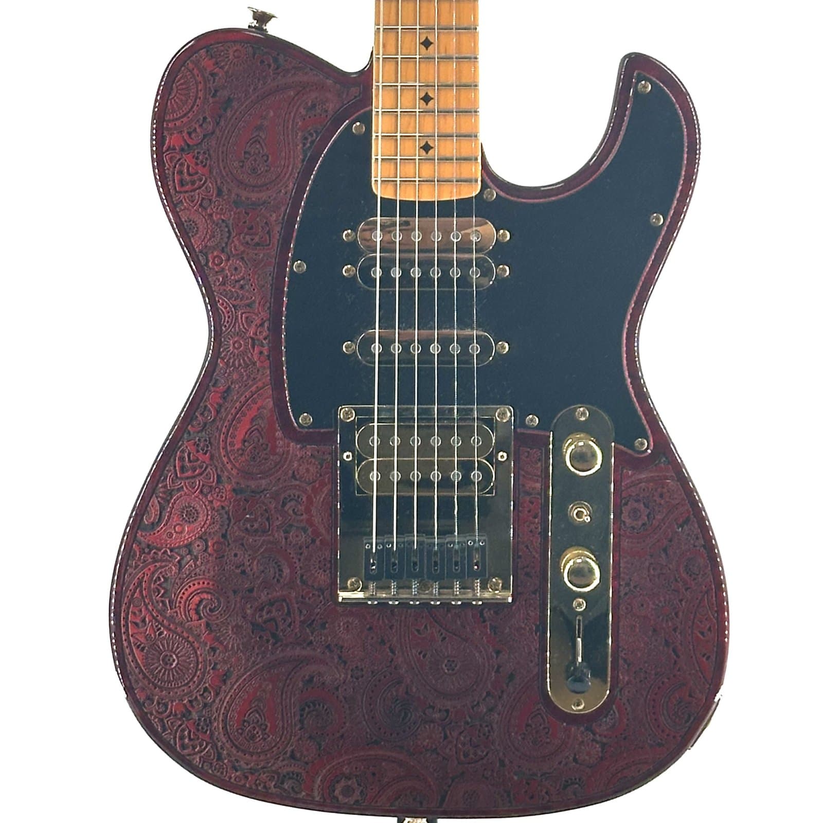 Used Dean Zelinsky Private Label Dellatera Engraved Paisley Candy Apple Metallic