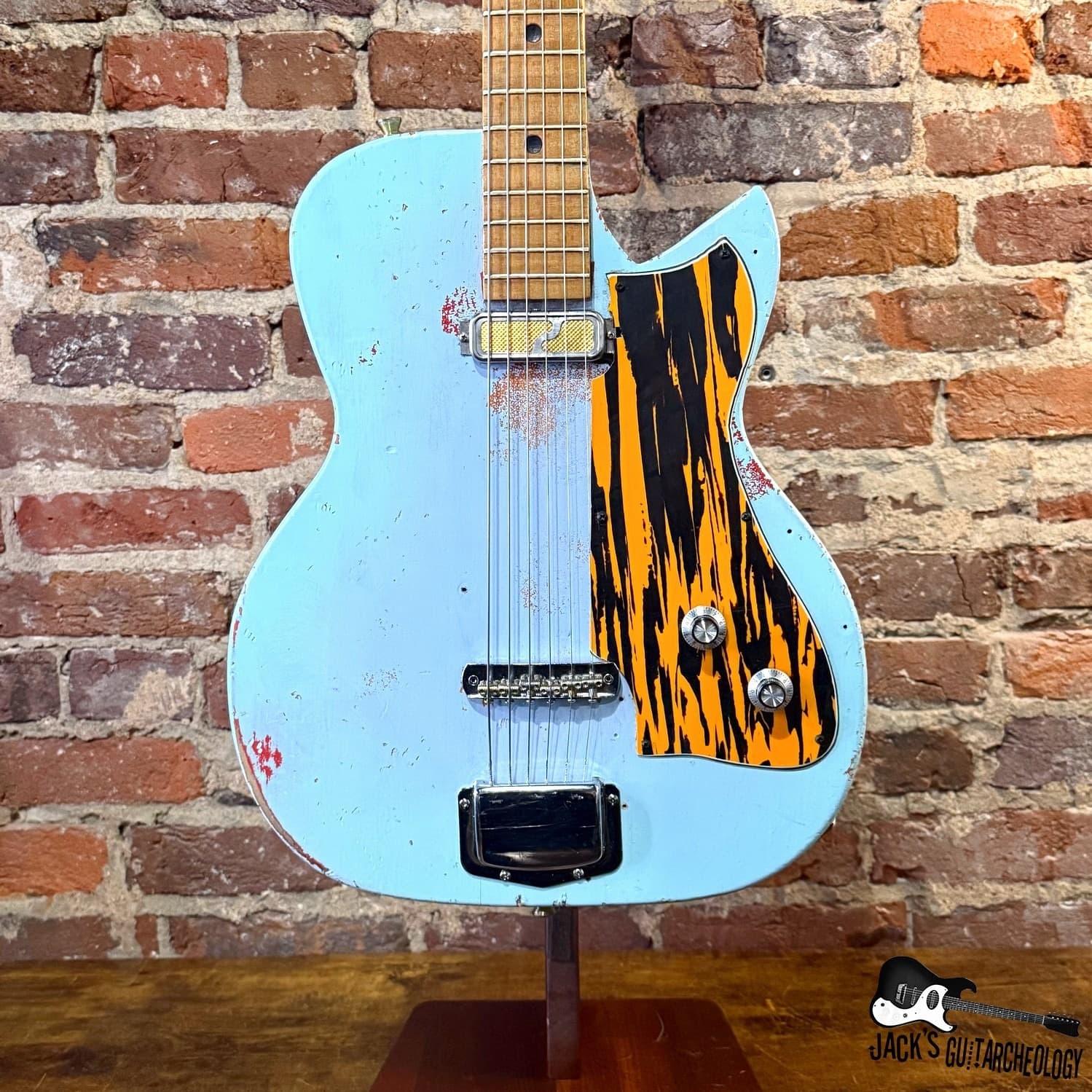 Kay / Lazarus Guitars Sizzler Electric Guitar (1960s - Aquaburst over Cherryburst)
$800.00