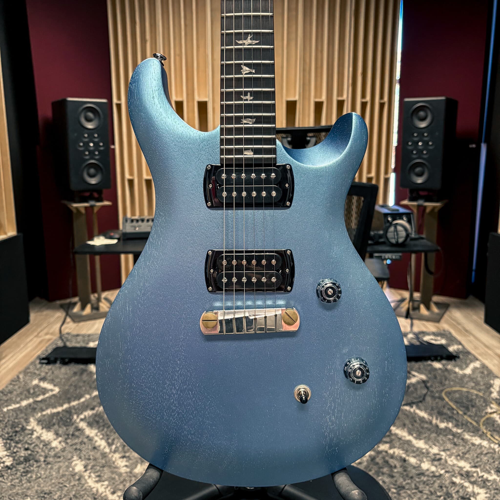 PRS SE CE 24 Mahogany Bolt-on Ice Blue Metallic
