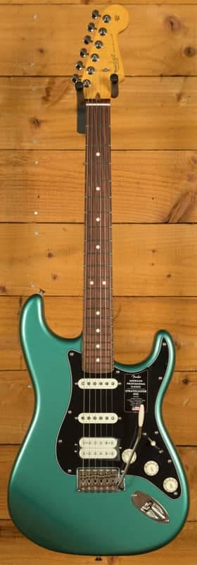 Fender American Professional Classic Stratocaster HSS - Rosewood - Faded Sherwood Green *B-Stock*