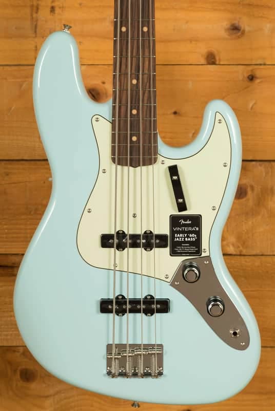 Fender Vintera III Early '60s Jazz Bass - Rosewood - Sonic Blue