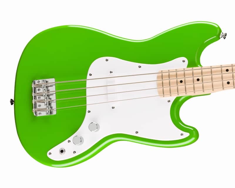 Fender Squier FSR Squier Sonic Bronco Bass Maple Fingerboard - Lime Green