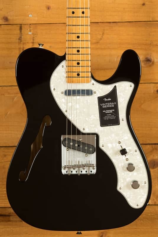 Fender Vintera II '60s Telecaster Thinline - Maple - Black