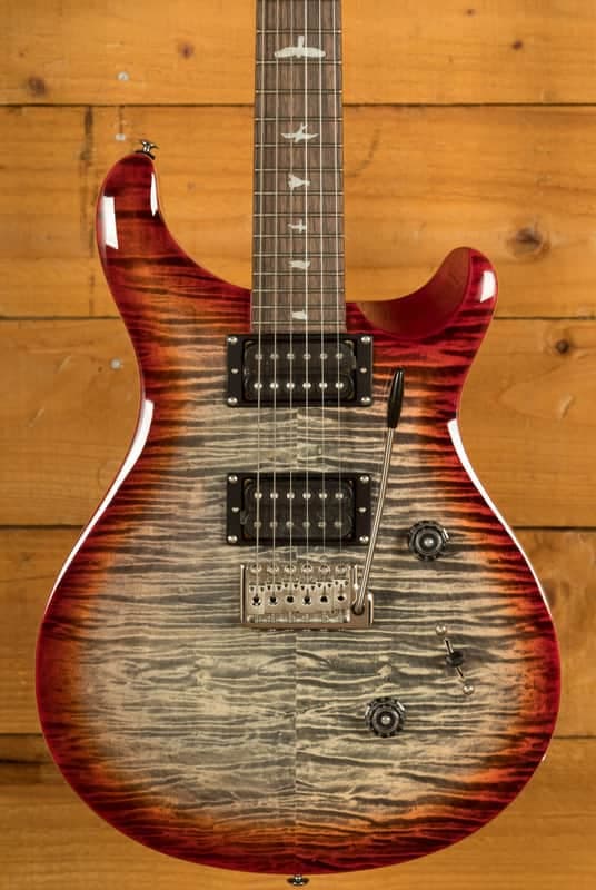 PRS SE Custom | Custom 24 - Charcoal Cherry Burst