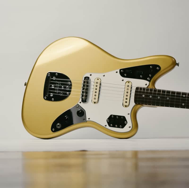 1994 Fender Japan Jaguar (JG66-RC) – Shoreline Gold, MIJ, Limited, Offset, FujiGen