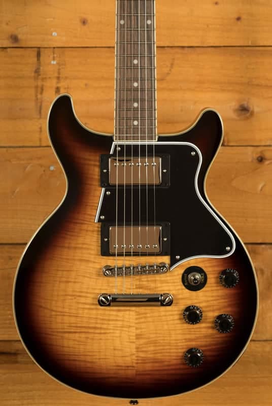 Epiphone Les Paul Special Double Cut Figured - Bourbon Burst