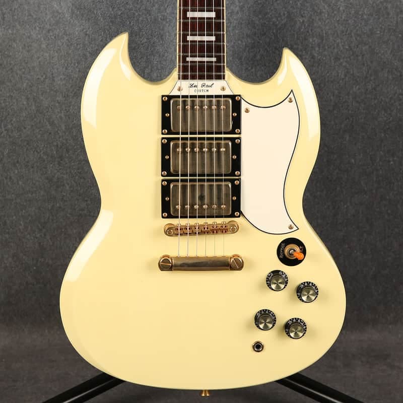 Epiphone G-400 Les Paul (SG) Custom - Antique Ivory - 2nd Hand