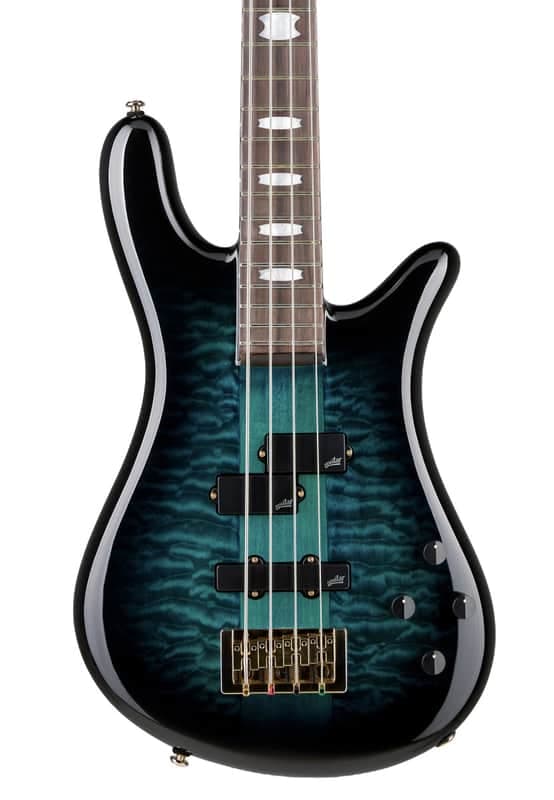 Spector Icon NS-2 Neck-Thru - Black and Blue