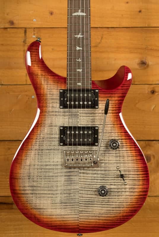 PRS SE Custom | Custom 24 - Charcoal Cherry Burst