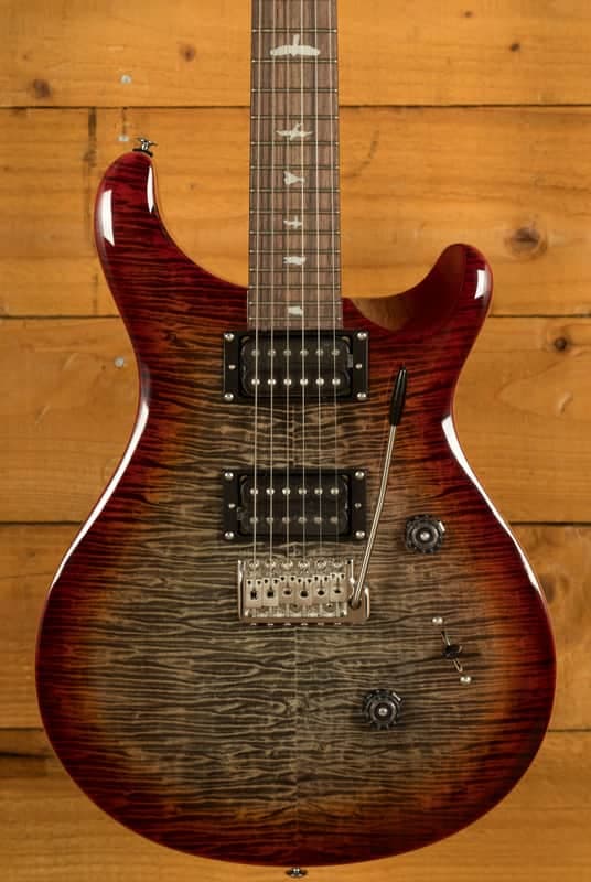 PRS SE Custom | Custom 24 - Charcoal Cherry Burst