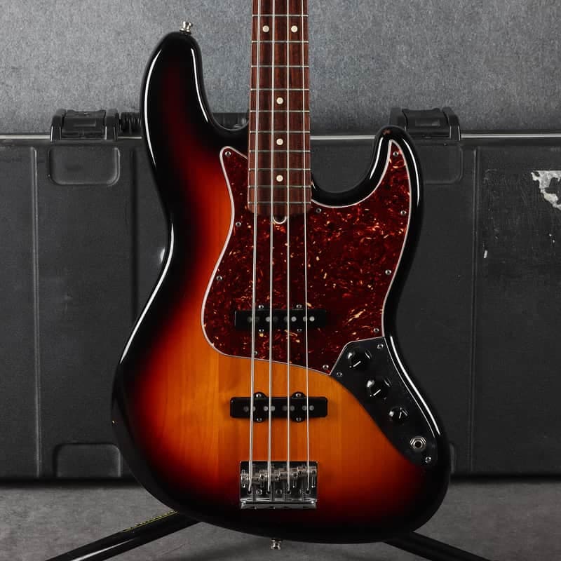 Fender American Standard Jazz Bass - 3-Tone Sunburst - 2nd Hand