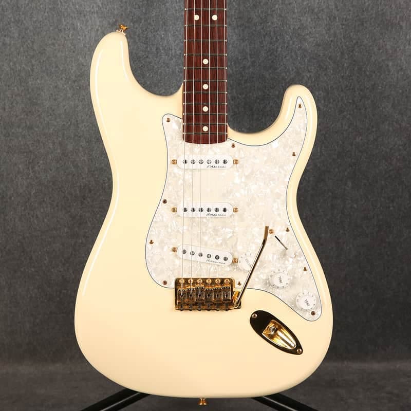 Fender FSR Milonga Stratocaster - Olympic White - 2nd Hand