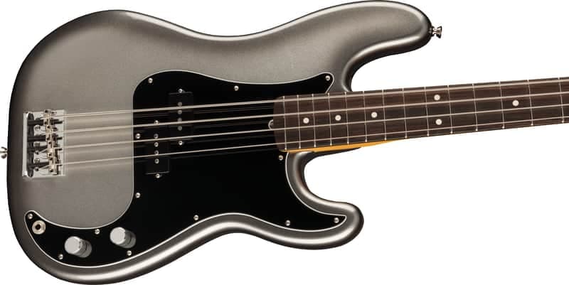 NEW! 2022 Fender American Professional II Precision Bass Mercury - Authorized Dealer - In-Stock!