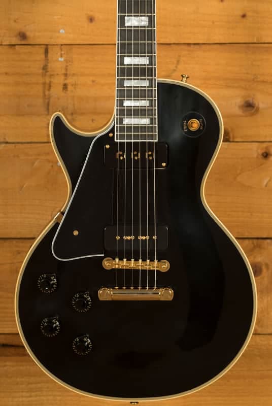 Gibson Custom 1954 Les Paul Custom Reissue | Ebony - VOS *Left-Handed*