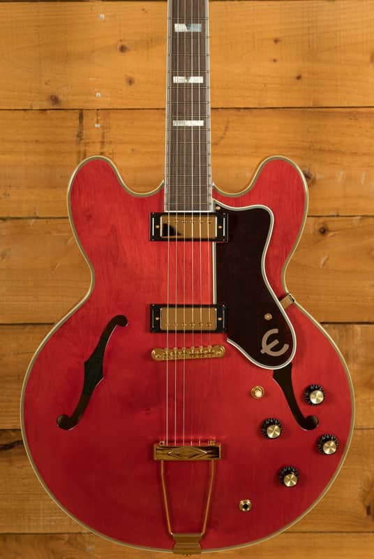 Epiphone Masterbilt Gem Archer Signature Sheraton - Rosewood - Cherry Red