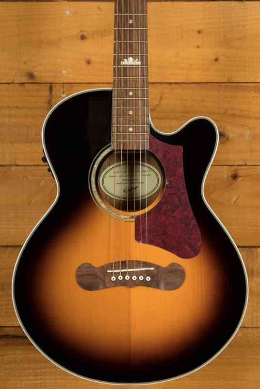 Epiphone J-200 EC Studio Parlor | Vintage Sunburst