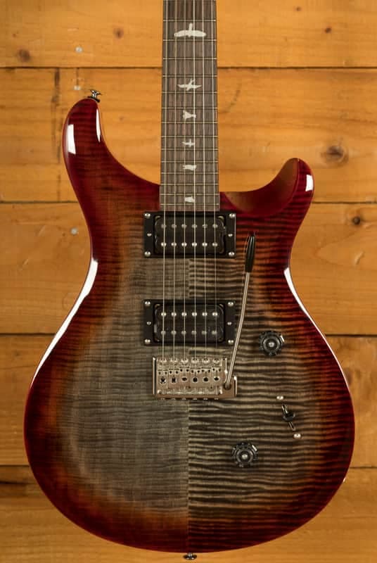 PRS SE Custom | Custom 24 - Charcoal Cherry Burst