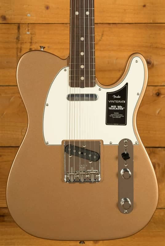 Fender Vintera III Mid '60s Telecaster - Rosewood - Firemist Gold
