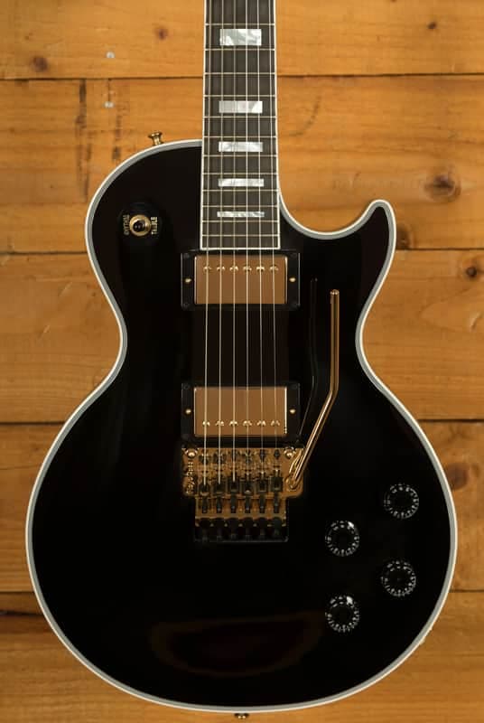 Gibson Custom Les Paul Axcess Custom w/Ebony Fingerboard Floyd Rose | Gloss Ebony