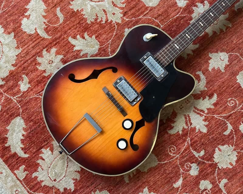 1960s Teisco Model 54 Hollowbody Guitar