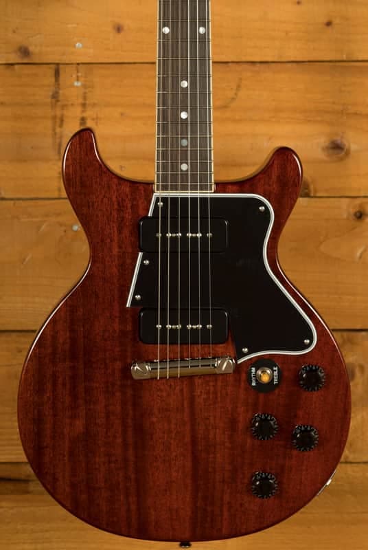 Epiphone Inspired By Gibson Custom 1960 Les Paul Special Double Cut - Cherry Red