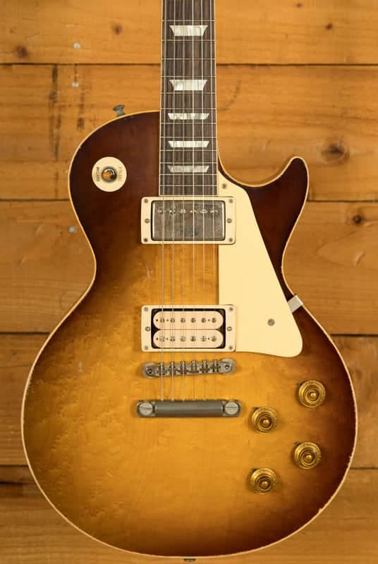 Gibson Custom Murphy Lab 1959 Les Paul Standard Birdseye | Peach Tea Burst - Light Aged
