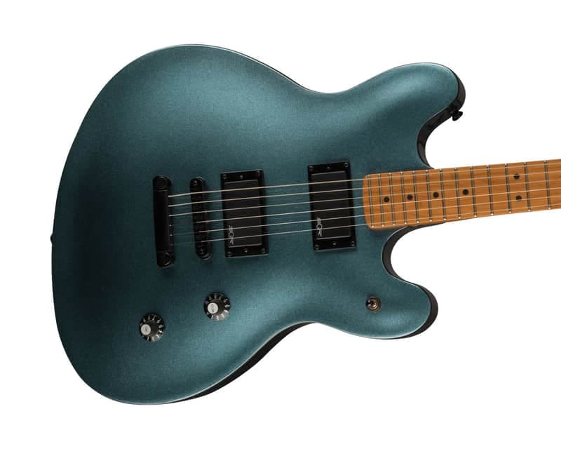 Fender Contemporary Active Starcaster - Roasted Maple Fingerboard, Gunmetal Metallic