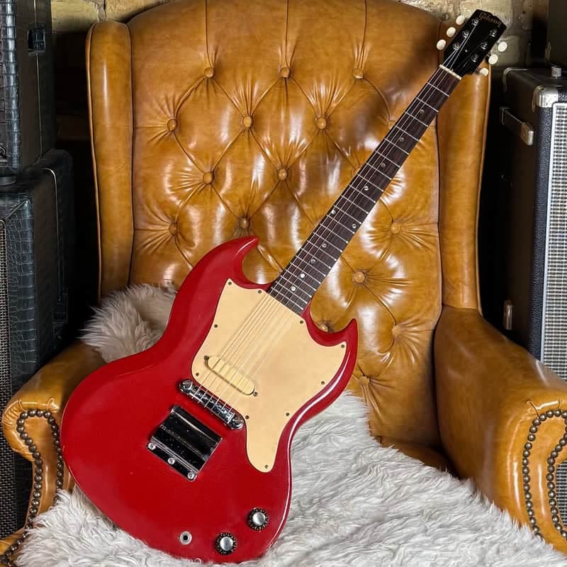1967 Gibson Melody Maker SG Vintage Cardinal Red Made In Kalamazoo Electric Guitar W/ Gigbag!