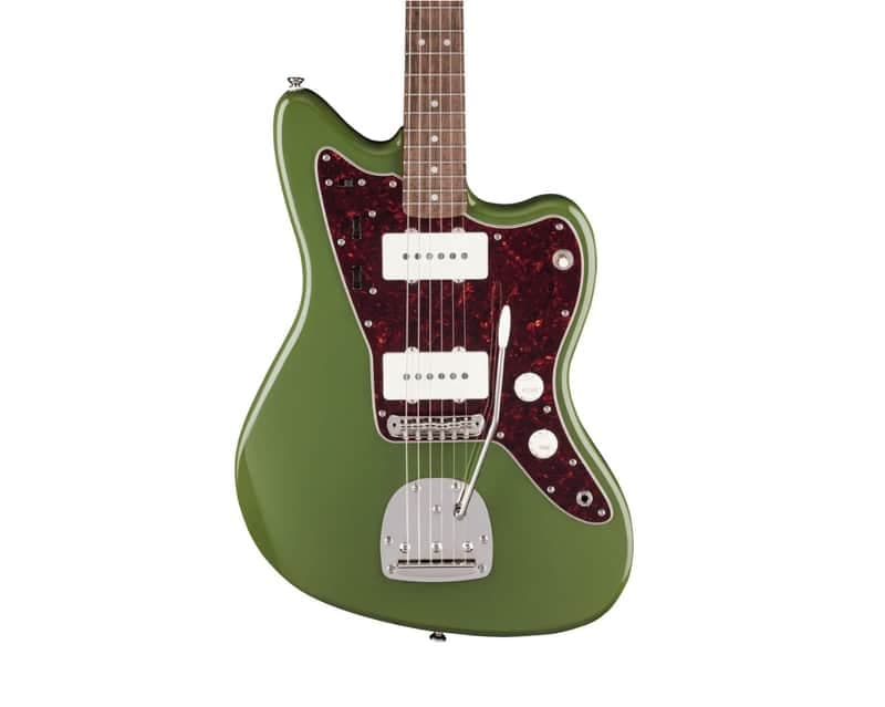 Fender Squier FSR Classic Vibe '60s Jazzmaster - Antique Olive w/Matching Headstock