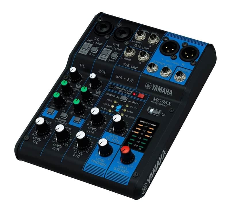 Yamaha MG06X 6-Input Stereo Mixer with Effects