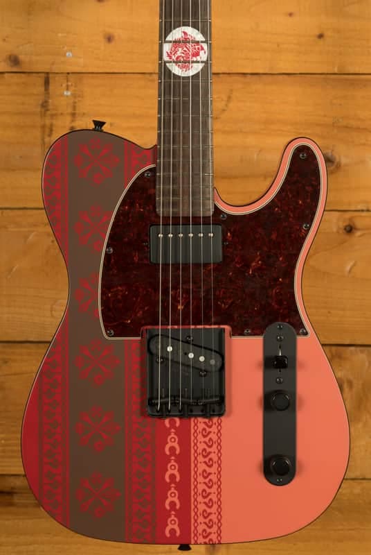 Fender Monster Hunter Rathalos Telecaster - Rosewood - Rathalos Red