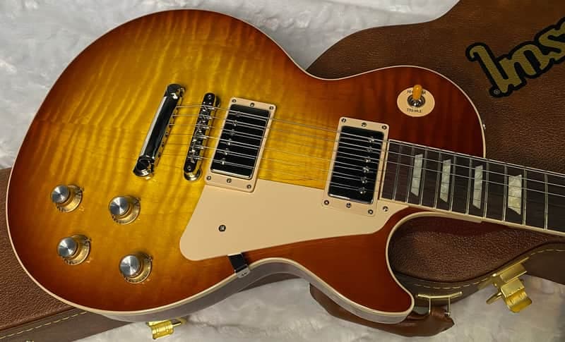 NEW! Gibson Les Paul 60's Standard Iced Tea - Authorized Dealer - Beautiful Flame Maple Top - 9.5 lbs - G07016