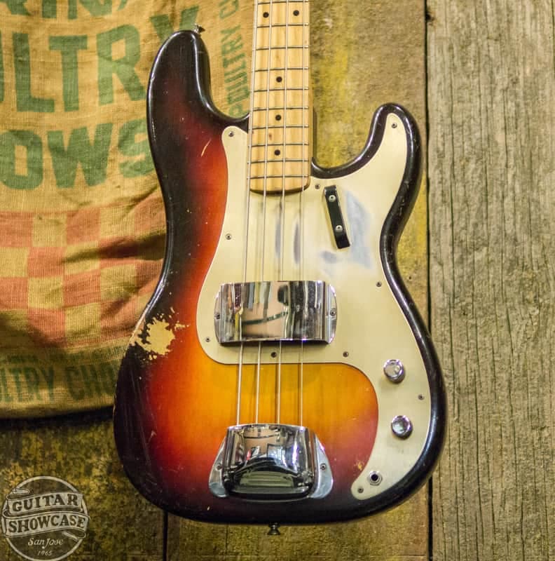Fender 1958 Precision P Bass 3-Tone Sunburst All Original
