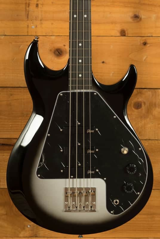 Epiphone Mike Dirnt Signature Grabber G-3 Bass - Ebony - Silverburst