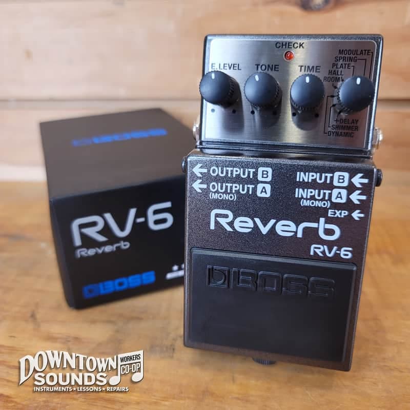 Boss RV-6 Digital Reverb Pedal