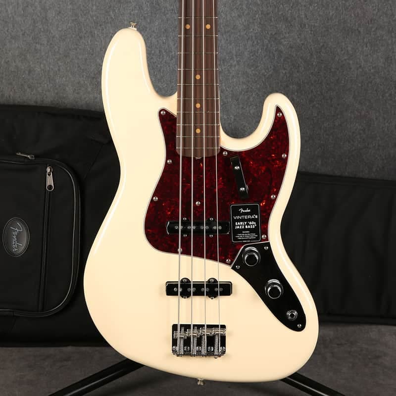 Fender Vintera III Early 60s Jazz Bass - Olympic White - 2nd Hand