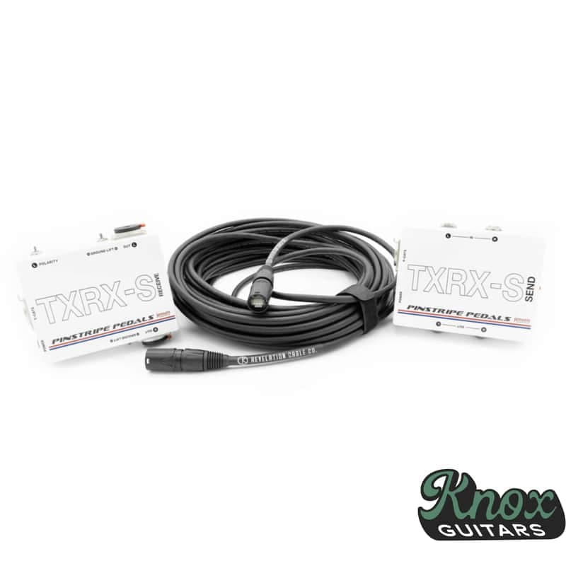 Pinstripe Pedals TXRX-SP (Signal and Power) – Stereo Analog Guitar Signal Management System via TCAT5e