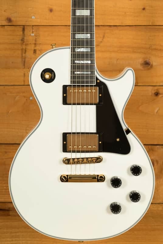 Gibson Custom Les Paul Custom w/Ebony Fingerboard Gloss | Alpine White